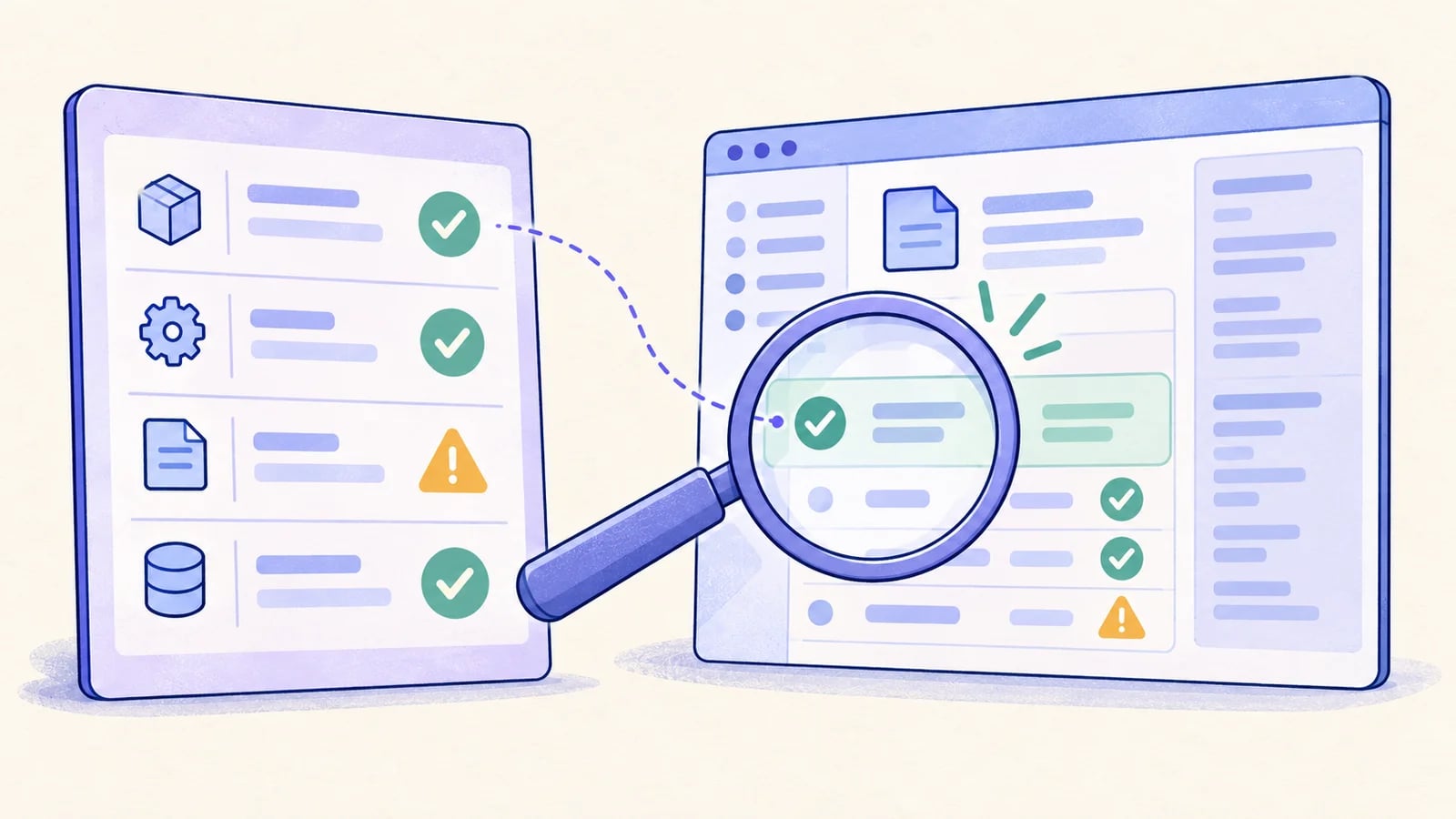 An export click and success notification lead to an opened report whose identity and contents are checked.